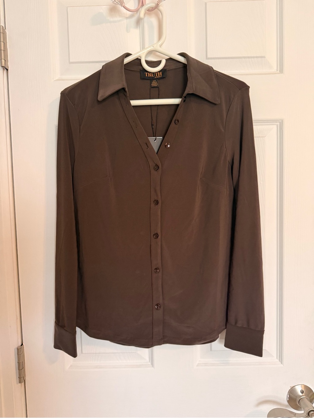 Truth Brown Women's Button-Down Shirt